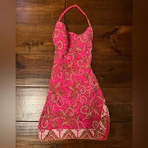 Rachel Allan 40197 - Beaded Scoop Short Homecoming Dress